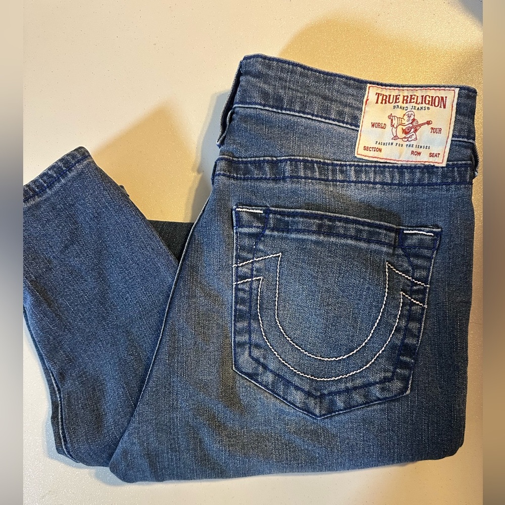 True Religion Blue Women’s Halle High-Rise Super Skinny Jeans